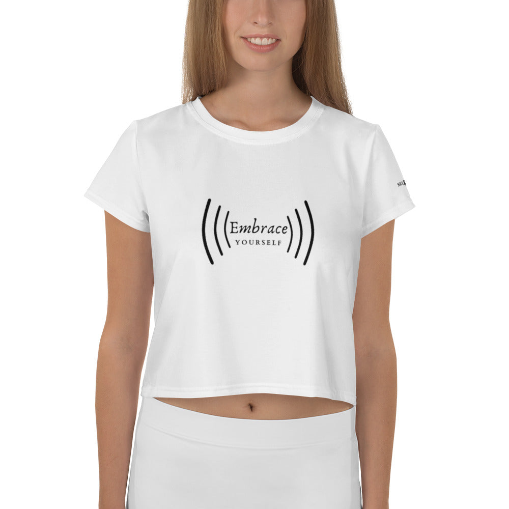 Embrace Yourself All-Over Print Crop Tee
