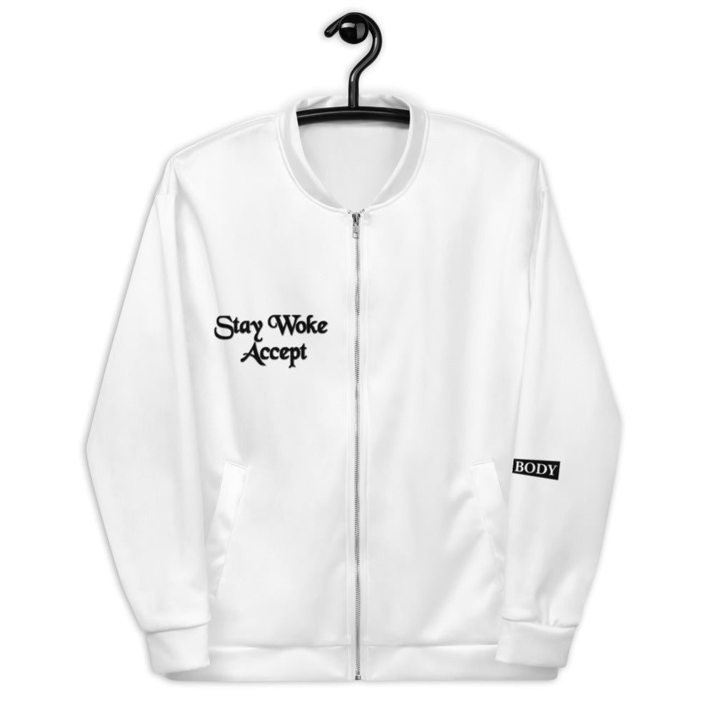 Stay Woke Accept Men Bomber Jacket