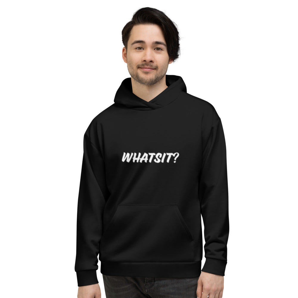 Whatsit Men Black Hoodie