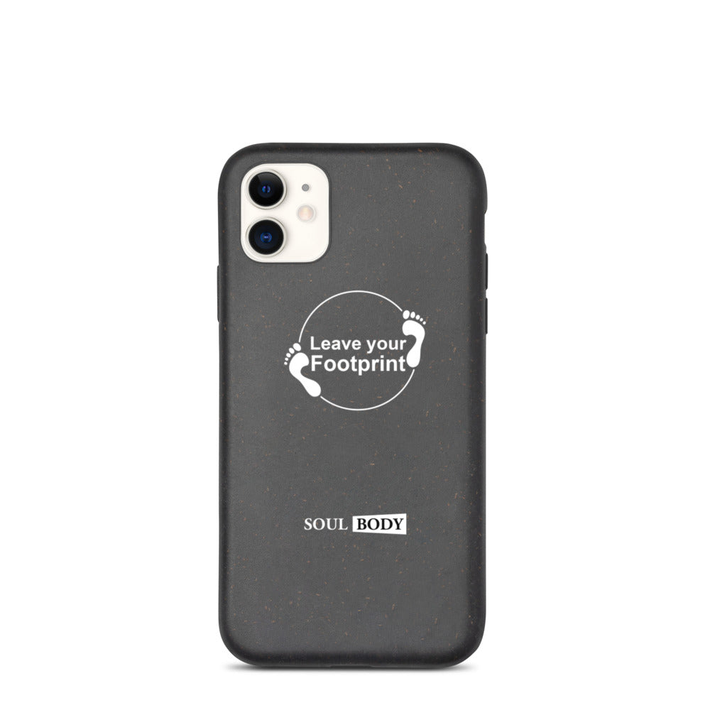 Leave Your Footprint Biodegradable phone case