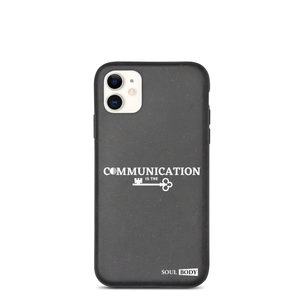 Communication is the key Biodegradable phone case