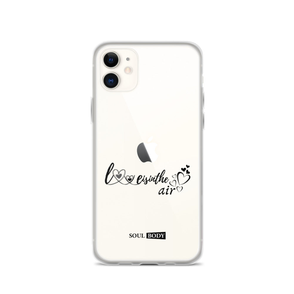 Love is in the air iPhone Case