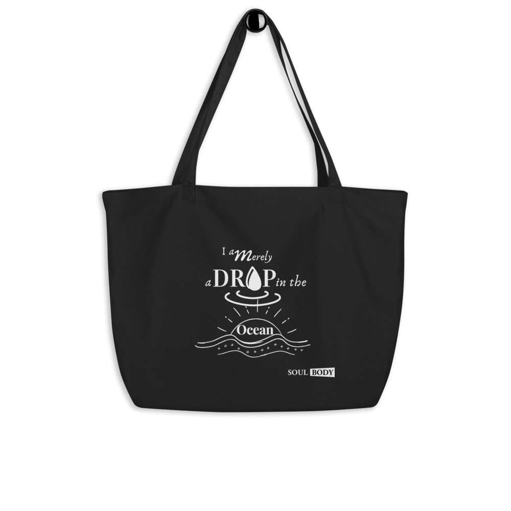 Drop in Ocean Large organic tote bag