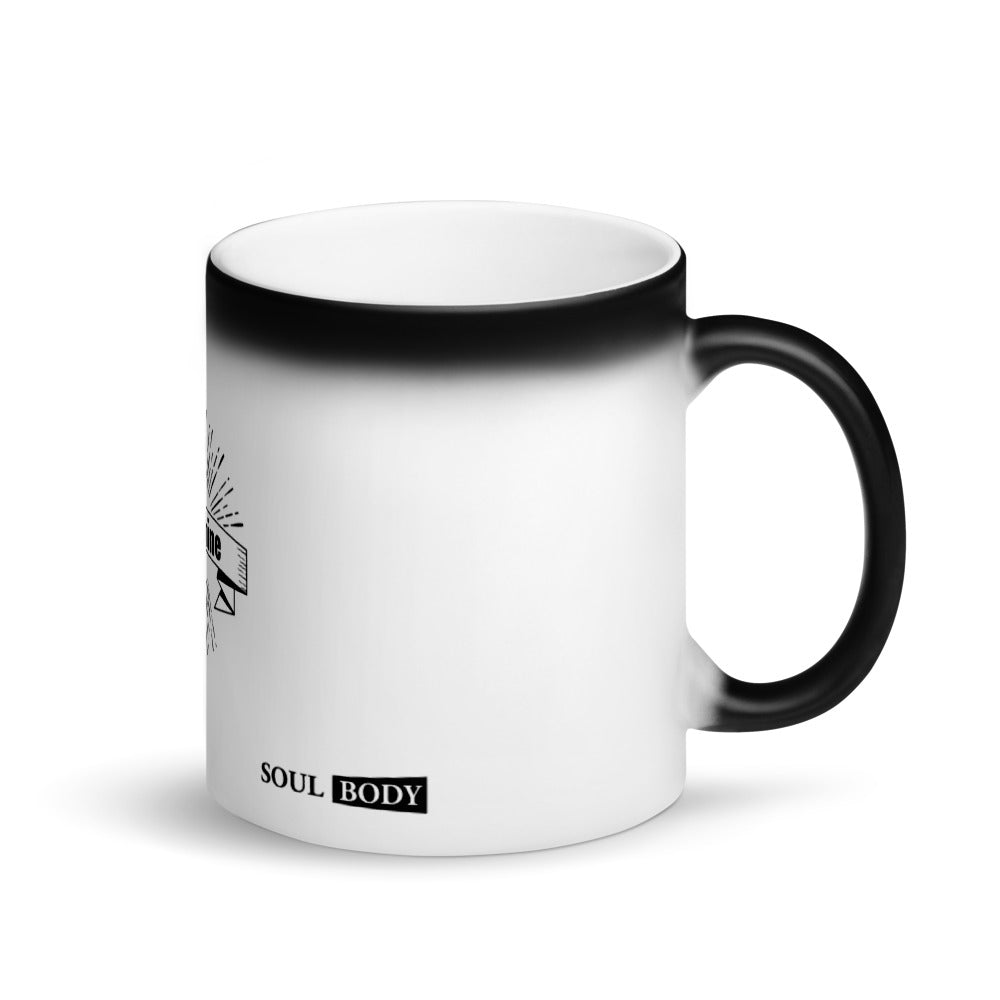 Sunshine Matte Black Magic Mug