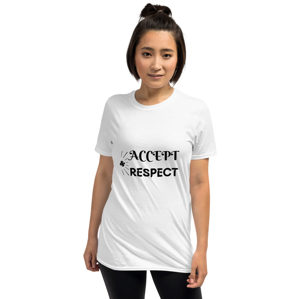 Accept & Respect Short-Sleeve Women's T-Shirt