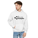 Share Your Thoughtd fleece hoodie