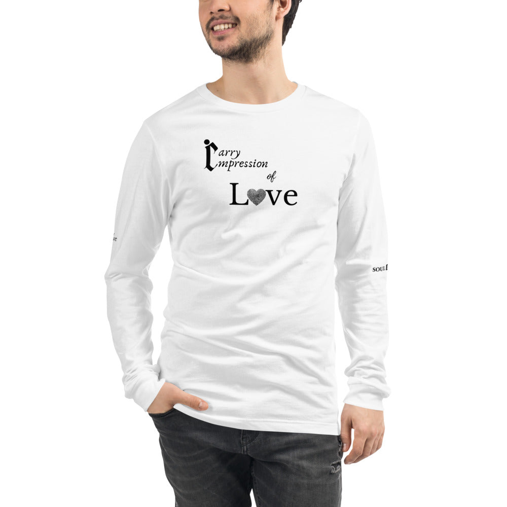 Carry Impression of Love Men Long Sleeve Tee