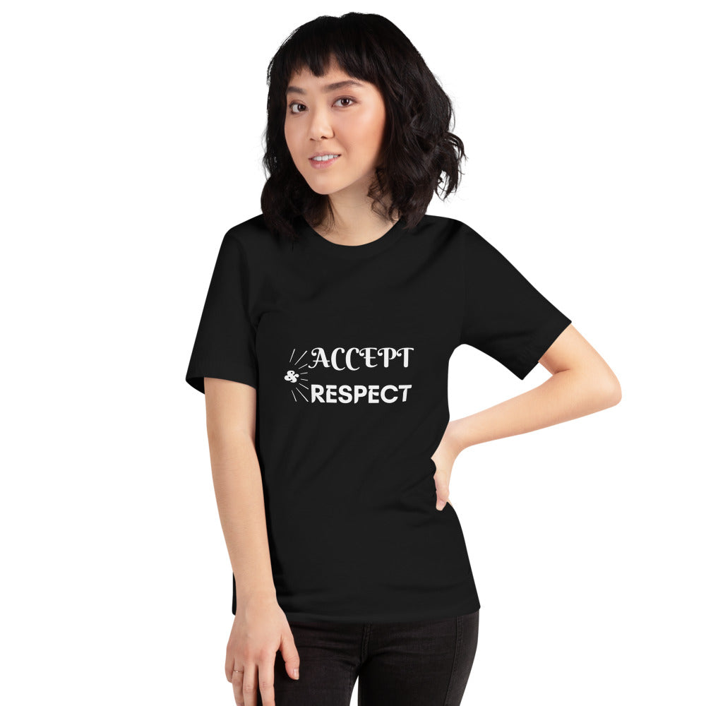 Accept & Respect Short-Sleeve Women's T-Shirt