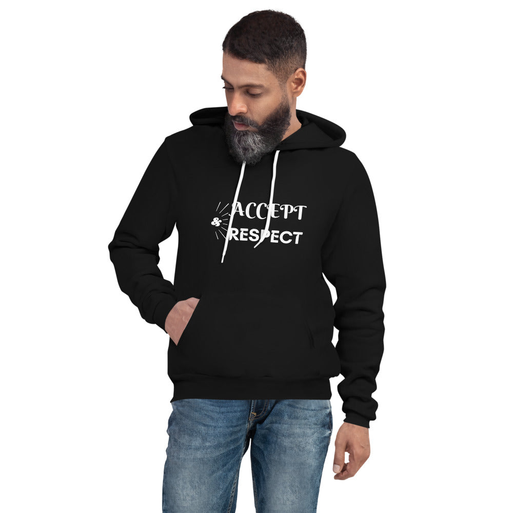 Accept & Respect Men's hoodie