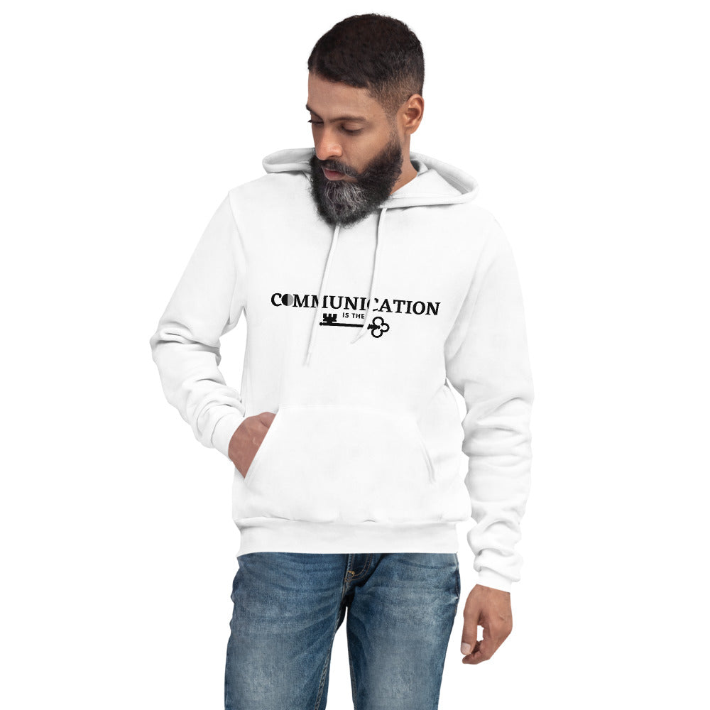 Communication is the key Men's hoodie