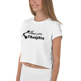 Share Your Thoughts Women's Crop Tee