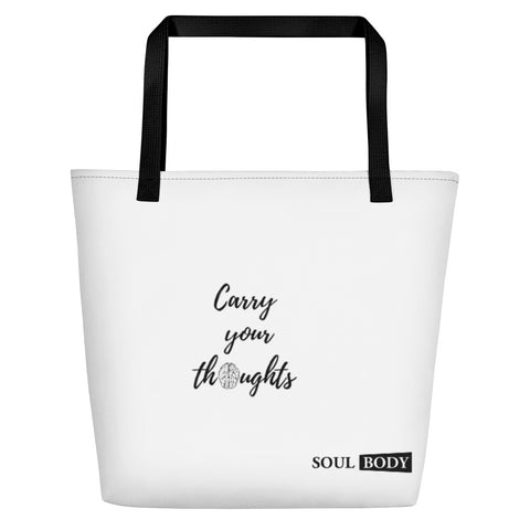 Carry your Thoughts Beach Bag