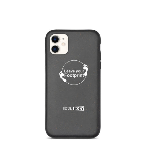 Leave Your Footprint Biodegradable phone case