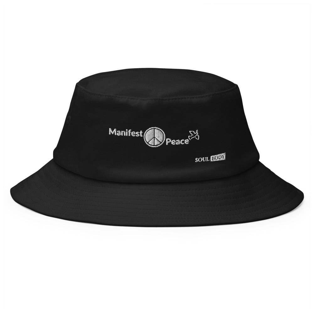 Manifest Peace Old School Bucket Hat