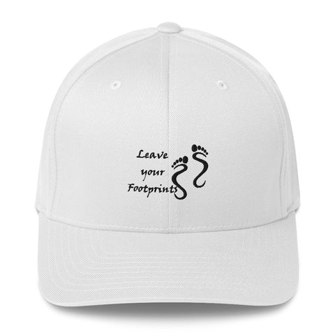 Leave Your Footprints Structured Twill Cap