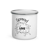 Spread Love Enamel Mug