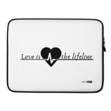 Love is the lifeline Laptop Sleeve