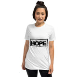 There is Hope Printed White Short-Sleeve Women T-Shirt