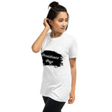 Persistence Pays Printed Short-Sleeve Women White T-Shirt