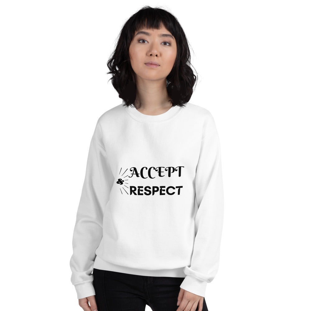 Accept & Respect Women's Sweatshirt