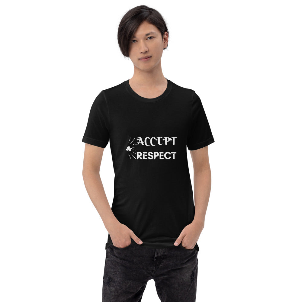 Accept & Respect Short-Sleeve Men's T-Shirt
